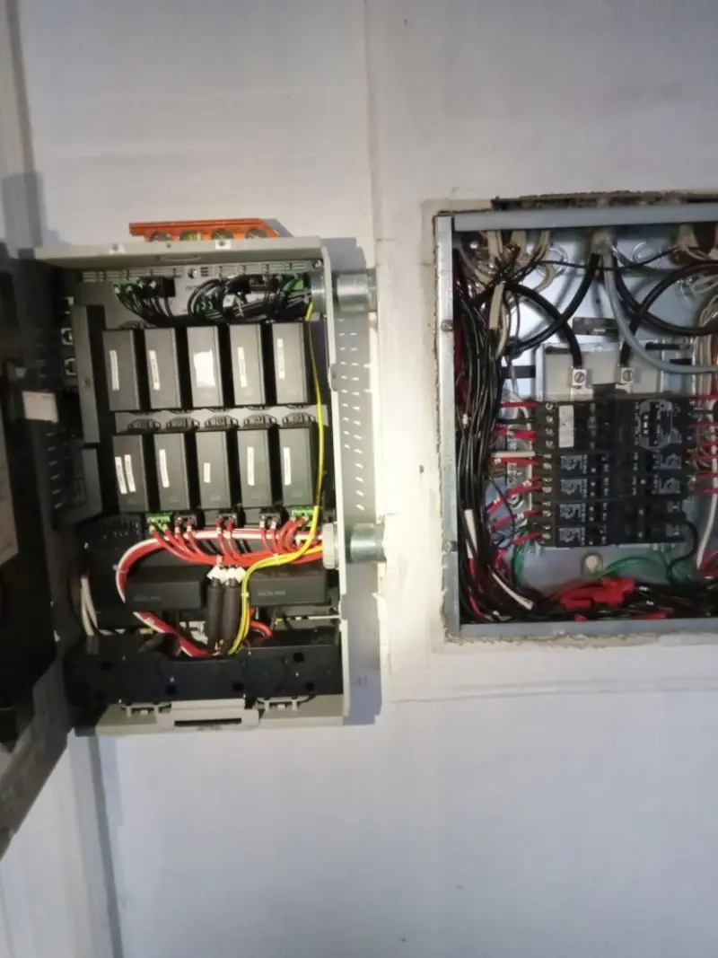 Electrical panel upgrade completed for Indoor Lighting Installation in Phelps